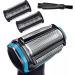 TsoLay BG2000 Replacement Foil Heads - 4 Pack for Bodygroom BG7040 BG7030 BG5025 BG2039 | International Shipping Available - Buy Online on GoSupps.com