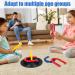 Win SPORTS Outdoor Rubber Horseshoes Set - 4 Horseshoes, 2 Pegs, 2 Mats, 2 Red Plastic Dowels - Beach Games for Tailgating, Camping, Backyard - Fun for Kids & Adults (Red/Blue) - Buy Online on GoSupps.com