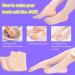 Silicone Heel Protectors for Cracked Heels - 8 Pack | Cushioned Inserts for Plantar Fasciitis Achilles Tendonitis & Blister Prevention | Moisturizing Callus Relief - Buy Online on GoSupps.com