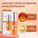 Vitamin C Face Mist VC Skin Brightening Facial Spray Skin Barrier Repair Improve Uneven Skin Relieves Dark Spots Spray Moisturiser VC Hydrating Serum Spray Deeply Moisturizing - Buy Online on GoSupps.com