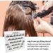 Hair Extension Board Acrylic Hair Extension Holder Board Lightweight Hair Separator with Clips Extension Application Wig Hairpieces Grafting Plate for Salons Home and Women body white - Buy Online on GoSupps.com