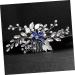 DOITOOL 1pc Bridal Hair Comb Hair Barrettes for Women Flower Hair Comb Combs for Women Crystal Hair Comb Pearl Wedding Comb Tiara Hair Comb for Bride Alloy Comb Simple Banquet Accessories - Buy Online on GoSupps.com