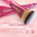 Blending Liquid Makeup Foundation Brush - Face, Highlighter, Contour, Kabuki - Pro Quality Synthetic Bristles, Pink Heart - Ideal for Mineral, Cream, Powder, Bronzer, Blush Highlighter - Buy Online on GoSupps.com