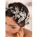 Kercisbeauty Crystal and Pearl Headband for Women Wedding Bridal Headpiece Jewelry Art Deco Handmade Heavy Hair Accessories Collection - Buy Online on GoSupps.com