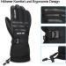 Yobenki Ski Gloves - Warm 3M Thinsulate Snowboard Gloves for Men with Touchscreen | Winter Outdoor Gear (-34 /-30 ) - Anti-Rolling Black L - Buy Online on GoSupps.com