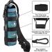 EasyAcc XL Water Bottle Handle Shoulder Strap with Carabiner - Fits 12oz to 64oz Hydro Flask and Universal Wide Mouth Bottles - Ideal for Walking, Hiking, Camping - Full Black - Buy Online on GoSupps.com