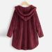 Shop Premium Hanxiulin Oversized Plush Hoodie Jacket - Women's Winter Coat in Red & More | XXL Available - Buy Online on GoSupps.com