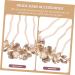 DRESSOOS Hair Comb Rhinestone Clips Rhinestone Hair Pin Hair Side Comb Rhinestone Hair Clips Hair Accessories for Women Bride Hair Accessories Tiara Decorate Bow Tie Mother Metal - Buy Online on GoSupps.com