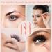 3 PCS Eyelash Tweezers Set - Stainless Steel Lash & Brow Tool Kit in Rose Gold - Buy Online on GoSupps.com