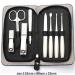 Nail Sets Nail Care Black Rectangle Manicure Set Household Stainless Steel Ear Pick Nail Manicure Tool Travel Carrying Bag (8-Piece Set) Nail Clippers - Buy Online on GoSupps.com