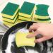 Scouring Pad Sponge Multi Functional Convenient Scrub Sponges High Density Effective for - Buy Online on GoSupps.com