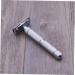 Premium Steel Double Edge Safety Razor for Men - Textured Design Solid Wood Handle Perfect for a Close Shave - 1 Count - Buy Online on GoSupps.com