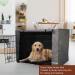 Yotache 36 Inch Dog Crate Cover - Waterproof 600D Polyester Indoor/Outdoor Pet Kennel Cover - Gray, Lightweight & Durable - Fits 36 Double Door Wire Cage with Reflective Strip - Buy Online on GoSupps.com