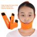 Face Slimming Bandage Belt | FaceLift Tool for Double Chin & Skin Strap (Orange) - International Shipping Available - Buy Online on GoSupps.com