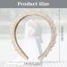 White Bridal Pearl Headband - Elegant Women's Hair Accessory for Weddings - Style 1 - Buy Online on GoSupps.com