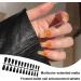 dijiusidy 1 Set French Tip Press on Nails Extra Long Matte Adhesive Tabs Full Cover Ballerina Style Decorations for Women Girls Type 2 - Buy Online on GoSupps.com