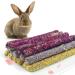Natural Flowers Flavored Timothy Hay Sticks Rabbit Chew Toys Hamster Molar Snacks 100% Handmade are Perfect Food Accessories for Bunny Guinea Pigs Rats Chinchillas Gerbils and Other Small Animals 5.29 Ounce (Pack of 1)
