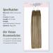 Ugeat Real Hair Microring Extensions - Balayage Light Brown & Platinum Blonde 40cm 50g | Premium 9A Quality - Buy Online on GoSupps.com