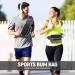 Xoolkly Belly Pocket Belt Bag for Men & Women - 7 Zip Pockets Ideal for Sports Fitness Running Jogging Cycling & Camping - Black - Buy Online on GoSupps.com