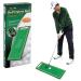 Golf Hitting Mat ,Golf Training Mat, Swing Detection Batting, Analysis & Correct Your Swing Path, or Golf Hitting Mat, Advanced Guide and Rubber Backing Golf Hitting Mat, Golf Practice Grass Mat for Indoor/Outdoor 17" x 6" x 1"