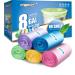8 Gallon/150pcs Medium Trash Bags, FORID Colorful Clear Garbage Bags, Extra Strong Rubbish Bags for Home, Office, Car/30 Liter/5 Rolls BEST SELLER: 8 Gallon - 150 Pack 150 Count (Pack of 1)