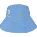 Cherrain PVC Transparent Wide Brim Bucket Hat Blue-2 - Fashionable Women's Waterproof Rain Hat - Buy Online on GoSupps.com