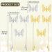 Elegant Tassel Butterfly Hairpin Set - 8 Pcs Antique Metal Barrettes for Women and Girls - Gold & Silver Butterfly Clips - Fashionable Hair Accessories - Buy Online on GoSupps.com