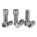 Wanyifa M8 x 20mm Titanium Ti Bolt with Washer for BMX Bicycle Stem Pack of 6 Normal Titanium
