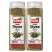 Badia Whole Thyme Leaves 8 Ounce (2 Pack)