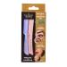 Hollywood Browzer Dermaplaning Tool for Face Eyebrow Shaping Removing Unwanted Hair Exfoliating Tool for Women Duo Pack (Amethyst and Citrine)
