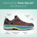 Orthofeet Plantar Fasciitis Sneakers for Men - Heel Pain Relief, Arch Support, Ergonomic Sole - Sorrento 9.5 Wide Brown - Buy Online on GoSupps.com