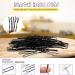 Swpeet 380Pcs Black Hair Pins & Rubber Bands Kit - 1.9Inch 2.4Inch 2.7Inch Bobby Pins for All Hair Types - International Shipping - Buy Online on GoSupps.com