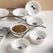 KitchenLeStar Ceramic Elevated Cat and Dog Bowls Set - 12oz Small Pet Food Dishes with 2 Paw Print Bowls and Black Stand - Dishwasher Safe - Buy Online on GoSupps.com