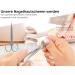 Buy Ergonomic Nail & Cuticle Scissors | Curved Design for Comfortable Wrist-Friendly Use - International Shipping Available - Buy Online on GoSupps.com