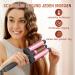 3-Barrel Curling Iron for Beach Waves - Adjustable Fast Heating Wave Iron for Long & Short Hair - Pink - Buy Online on GoSupps.com