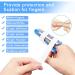 Sopito Finger Rail - 3 Piece Finger Protection Stacks for Arthritis & Immobilized Fingers - Blue - Buy Online on GoSupps.com