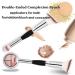 Double-Ended Angled Foundation Concealer Makeup Brush for Flawless Blending - Falliny Makeup Brushes - Buy Online on GoSupps.com