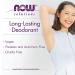 Now Foods Long Lasting Deodorant - Rose & Ylang Ylang 2.2 oz | Natural, Aluminum-Free - Buy Online on GoSupps.com