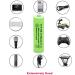 Buy Ni-Mh AA 600mAh 1.2V Rechargeable Batteries for Outdoor Solar Lights - 4 Pack - Buy Online on GoSupps.com