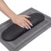 MERTERFLY Nail Arm Rest Pillow and Mat Luxury Salon Manicure Armrest Cushion Nail Art Hand Holder Manicure Hand Rest Cushion Pad Tool for Nail Tech Manicurist (With Mat  Black) With Mat Black