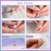 2 Set Nail Stand for Press-On Nails Display - Aurora Acrylic Exercise Hand for Nail Design & Magnetic Tips - Buy Online on GoSupps.com