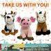 Terre Verte Farmyard Friends Dog Plush Toys Soft Washable & Durable Interactive Squeaky Toys Perfect for Small Medium & Large Breeds Ensuring Endless Entertainment 3 Pack Cute Dog Plushies - Buy Online on GoSupps.com
