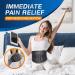 IGOHEALS Microwave Heating Pad for Back Pain Relief - Soft Reusable Wrap for Hot/Cold Therapy on Waist, Stomach, Shoulder & Neck - Buy Online on GoSupps.com