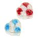 Didiseaon 2 Sets Soap Box Colorful Soap Forever Preserved Rose Roses Fresh Flowers Ladies Baskets Simulation Soap Fine Box Iron