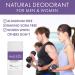 MagSol Organics Natural Deodorant for Men and Women - Lavender and Rose Scent Aluminum Free Baking Soda Free Magnesium Based 2 Pack Bundle - Buy Online on GoSupps.com