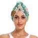 Pineapple Blue Hair Towel 2 Pack Super Absorbent Hair Drying Towel Quick Dry Hair Turbans Head Towel with Button Twisty Wrap for Women Girls