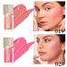 PASNOWFU 2 Colors Liquid Blush: Long-Lasting 3-In-1 Cream Blush for Cheeks & Lips - Foggy Pink+Peach - Buy Online on GoSupps.com