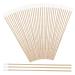 Cotton swab 300 Long wooden handle cotton carrier 15cm cleaning stick for camera keyboard make-up polishing cleaning primary color-300PCs