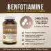 Herba Benfotiamine B1 Vitamin - 120 Capsules | 100mg of High Dose Vitamin B1 Supplement | Highly Bioavailable - Fat Soluble Vitamin B 1 | Better Absorption than Thiamine B1 Supplement | Made in Canada - Buy Online on GoSupps.com