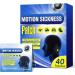 Motion Sickness Patches - Fast Acting Anti-Nausea Relief for Cars, Ships, and Planes - Waterproof 40 Patches/Box - Buy Online on GoSupps.com